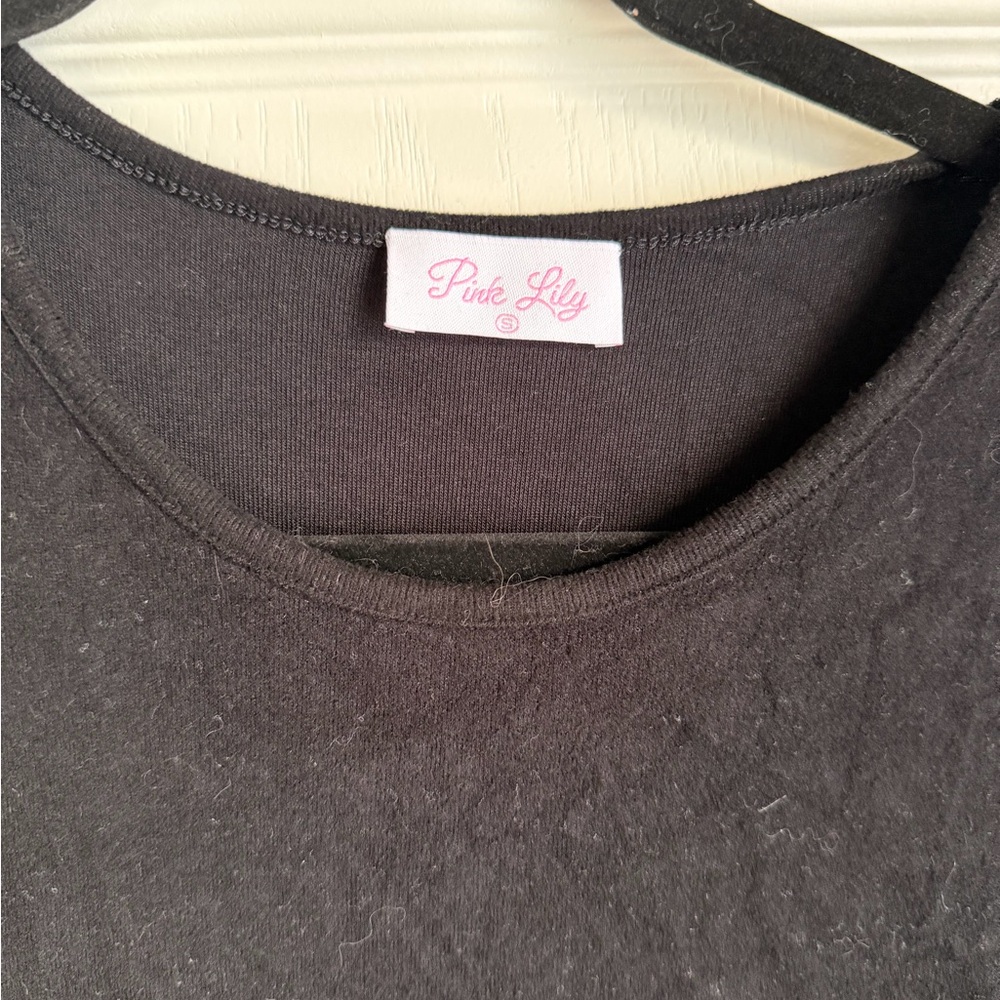 Pink Lily Classic Black Maxi Dress - Picture 3 of 3